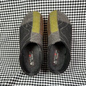 Haflinger Women's Magic Boiled Wool Cork Clog Mule Slipper Shoe EU 37 / US 6